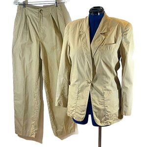 Dana Buchman Pinstripe Pants Suit